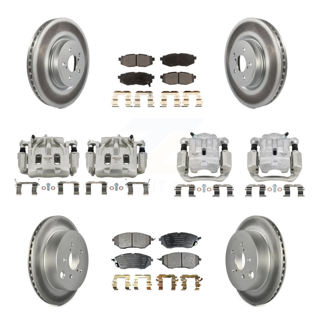 Transit Auto KCG-101083P Disc Brake Kit for 2014-2018 Subaru Forester - Front and Rear product image
