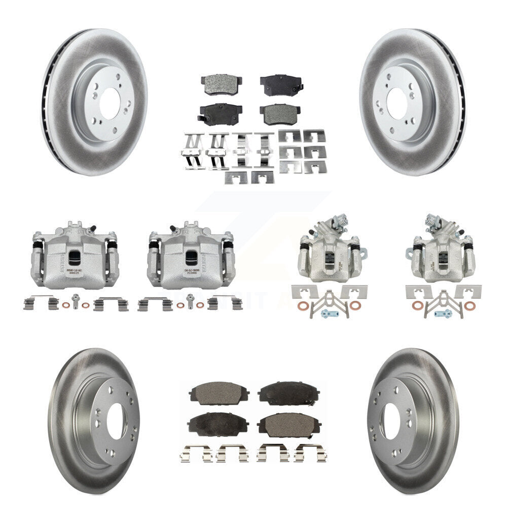 Transit Auto KCG-101083T Disc Brake Kit for 2006-2008 Honda Civic - Front and Rear product image