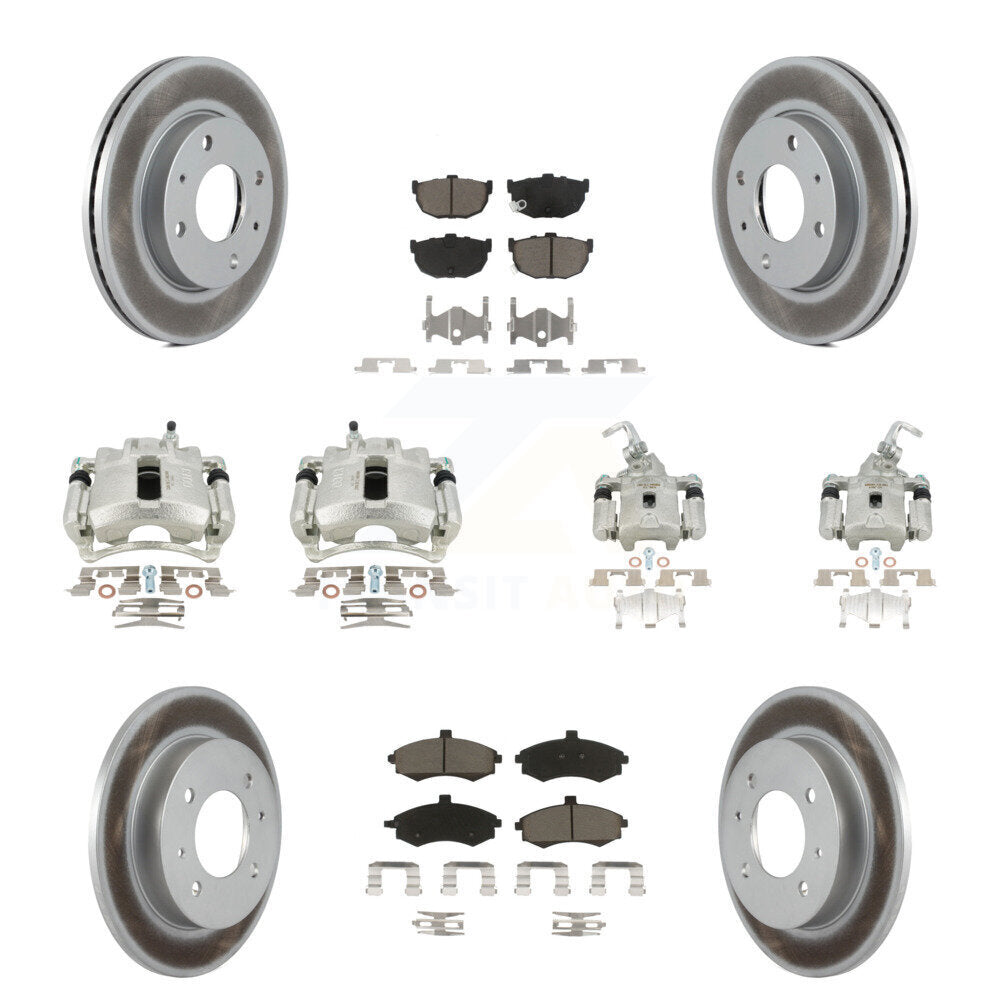 Transit Auto KCG-101084C Disc Brake Kit for 2002-2004 Hyundai Elantra - Front and Rear product image