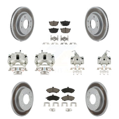 Transit Auto KCG-101084C Disc Brake Kit for 2002-2004 Hyundai Elantra - Front and Rear product image