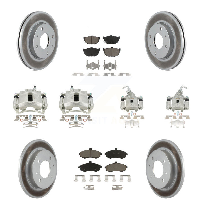 Transit Auto KCG-101084C Disc Brake Kit for 2002-2004 Hyundai Elantra - Front and Rear product image