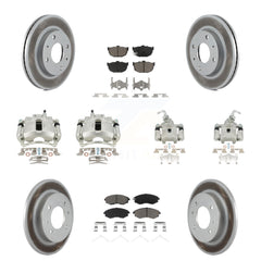 Transit Auto KCG-101085C Disc Brake Kit for 2002 Hyundai Elantra - Front and Rear product image