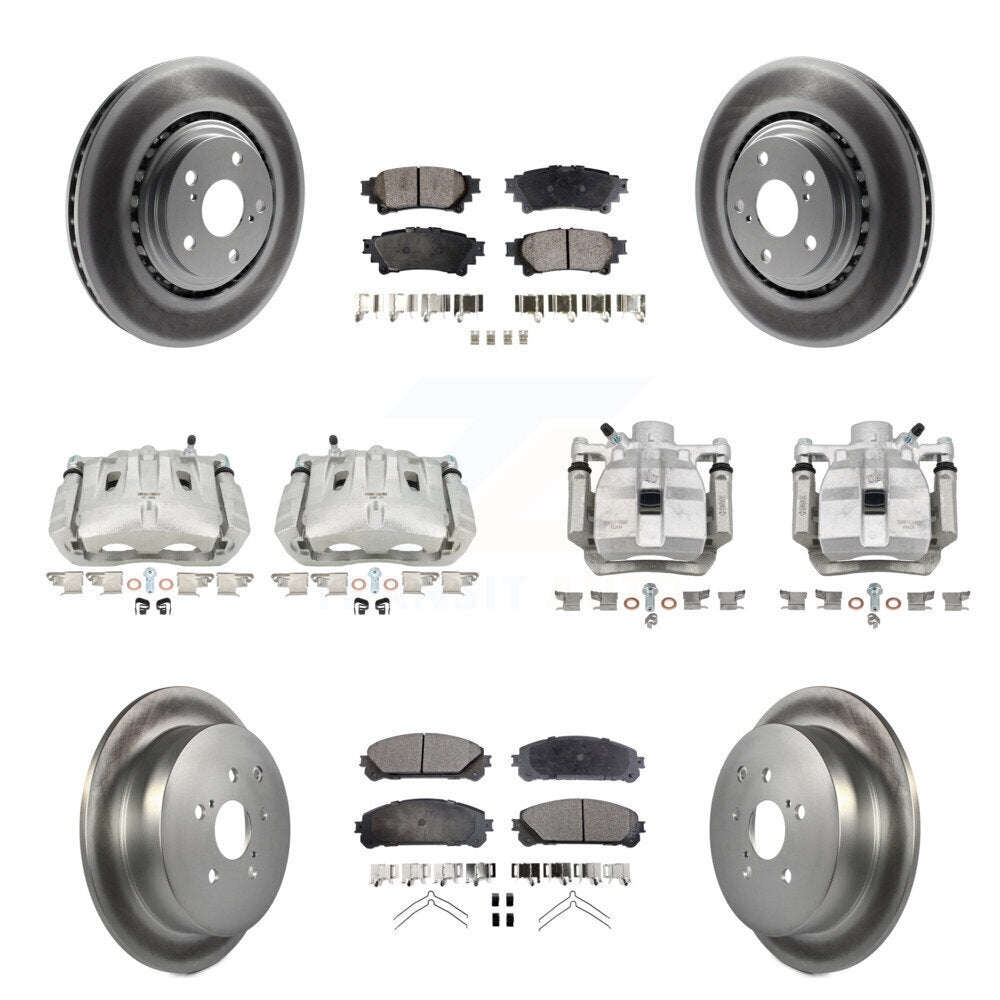 Transit Auto KCG-101085P Disc Brake Kit for 2010-2012 Toyota Sienna, Lexus RX350 - Front and Rear product image