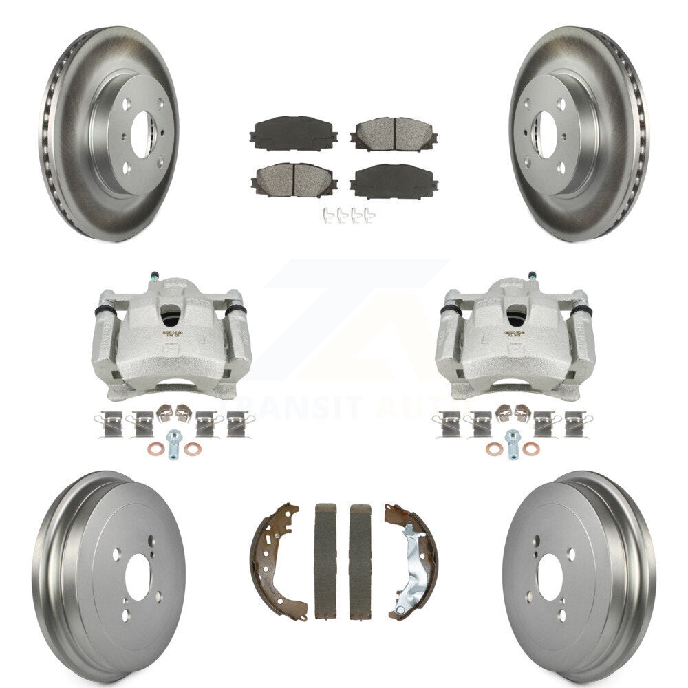 Transit Auto KCG-101085S Disc Brake Kit for 2014-2018 Toyota Yaris - Front and Rear product image