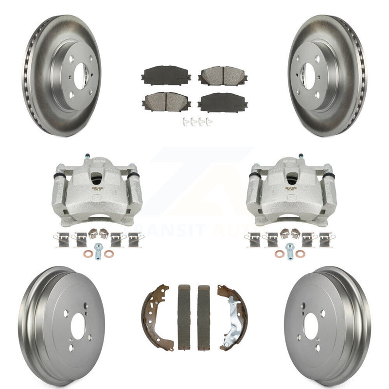 Transit Auto KCG-101085S Disc Brake Kit for 2014-2018 Toyota Yaris - Front and Rear product image