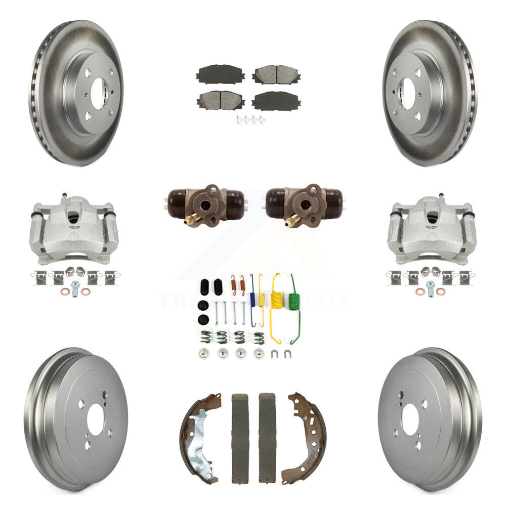 Transit Auto KCG-101086S Disc Brake Kit for 2014-2018 Toyota Yaris - Front and Rear product image
