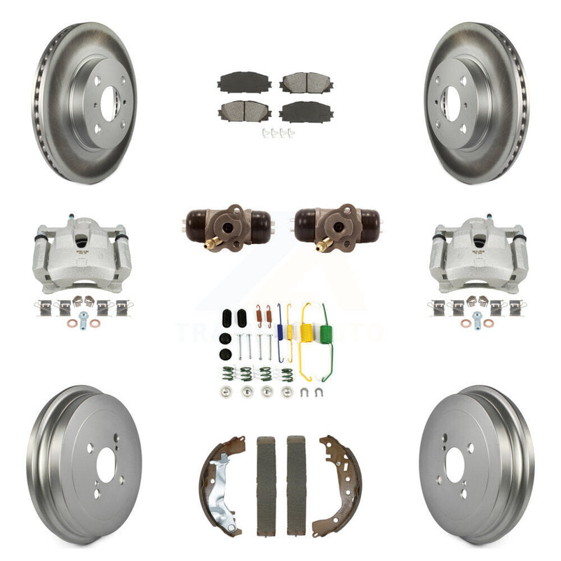 Transit Auto KCG-101086S Disc Brake Kit for 2014-2018 Toyota Yaris - Front and Rear product image