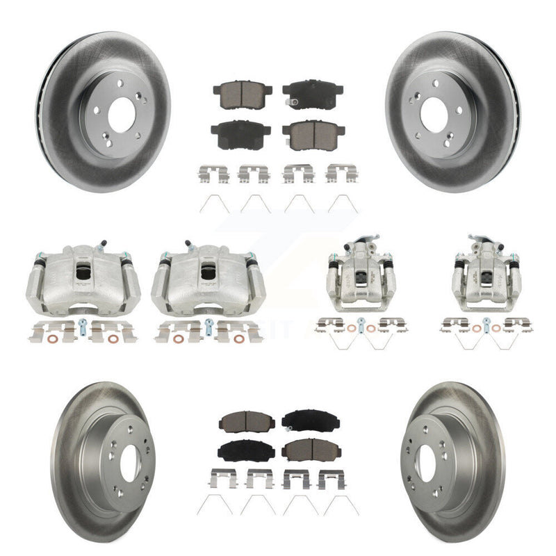 Transit Auto KCG-101087C Disc Brake Kit for 2010-2014 Honda Accord, Acura TSX - Front and Rear product image