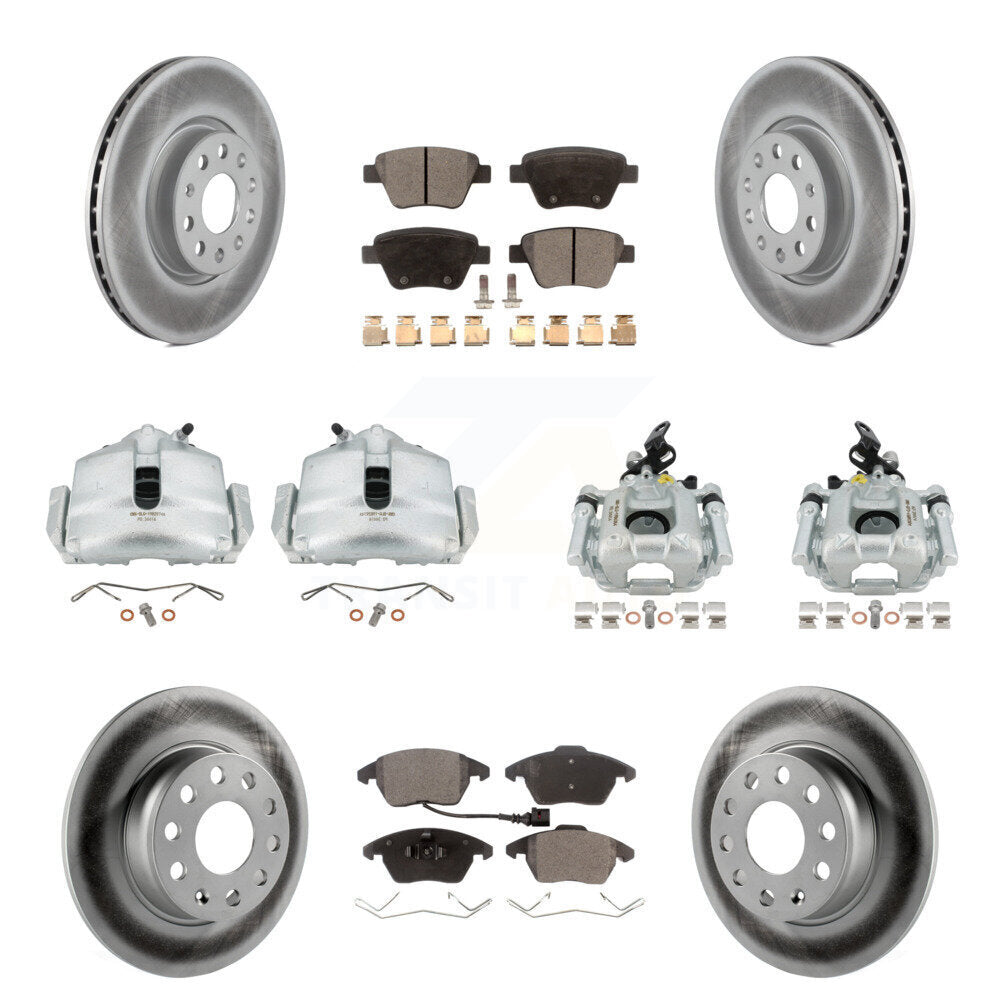 Transit Auto KCG-101087T Disc Brake Kit for 2012-2014 Volkswagen GTI - Front and Rear product image