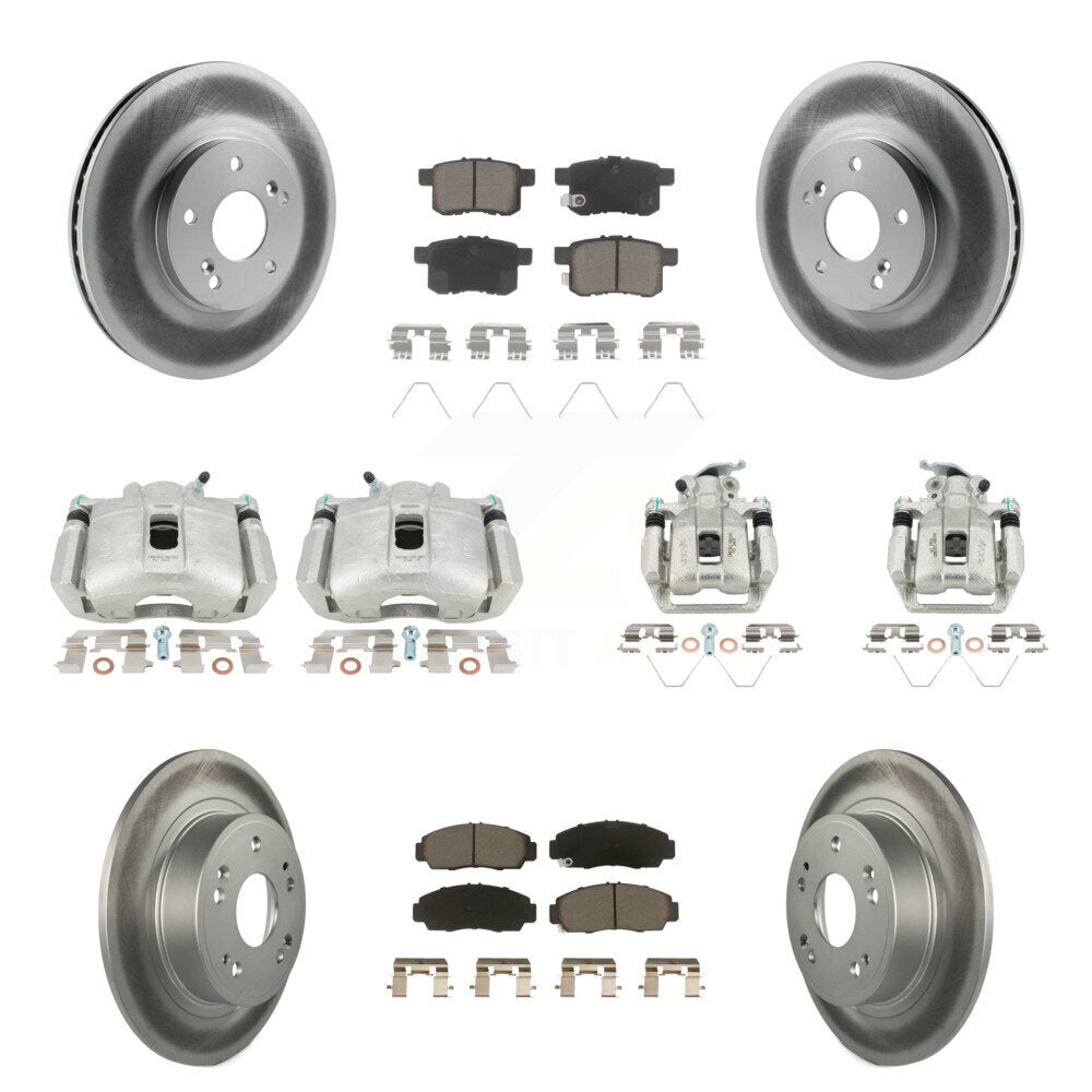 Transit Auto KCG-101088C Disc Brake Kit for 2008-2010 Acura TSX, Honda Accord - Front and Rear product image