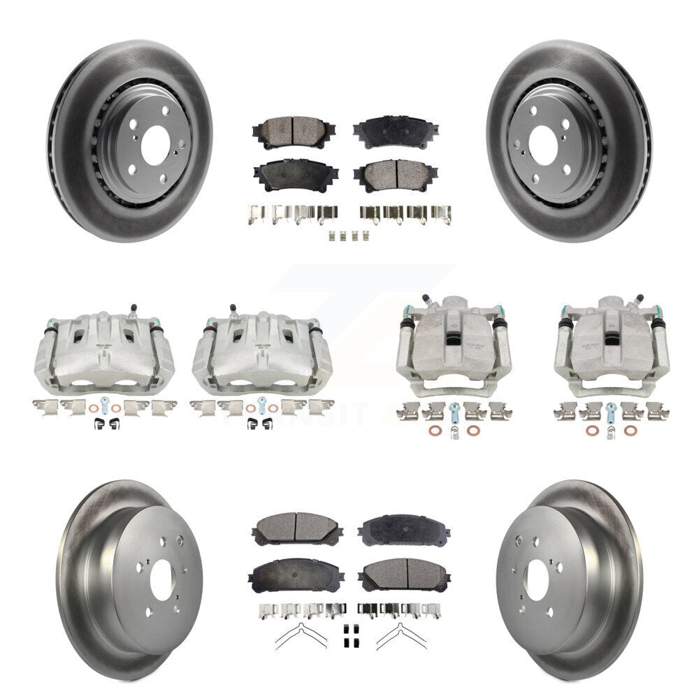 Transit Auto KCG-101088P Disc Brake Kit for 2013-2020 Toyota Highlander, Lexus RX350, Toyota Sienna - Front and Rear product image