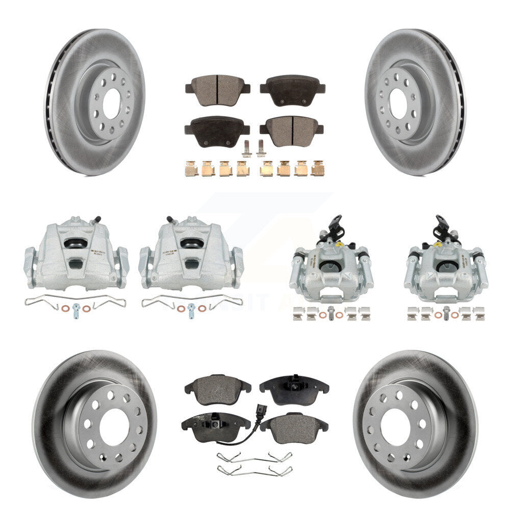 Transit Auto KCG-101089T Disc Brake Kit for 2012-2014 Volkswagen Passat - Front and Rear product image