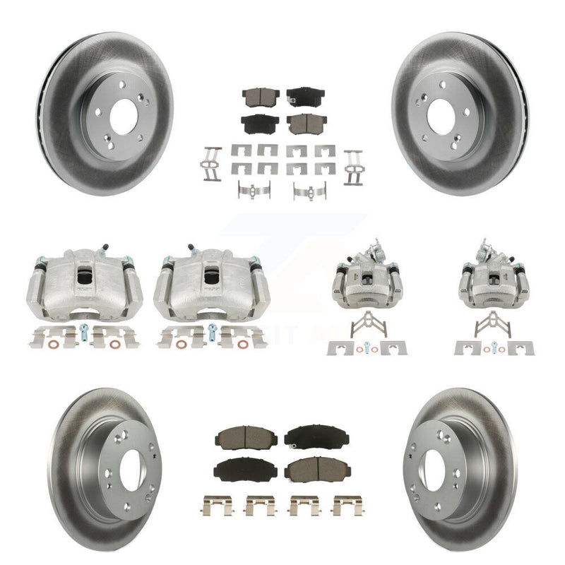 Transit Auto KCG-101090C Disc Brake Kit for 2003-2008 Honda Accord, Acura TSX - Front and Rear product image