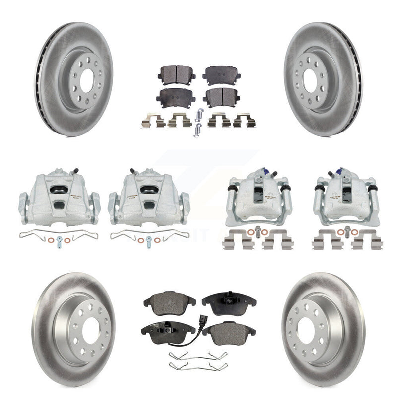 Transit Auto KCG-101091P Disc Brake Kit for 2009-2011 Volkswagen Tiguan - Front and Rear product image