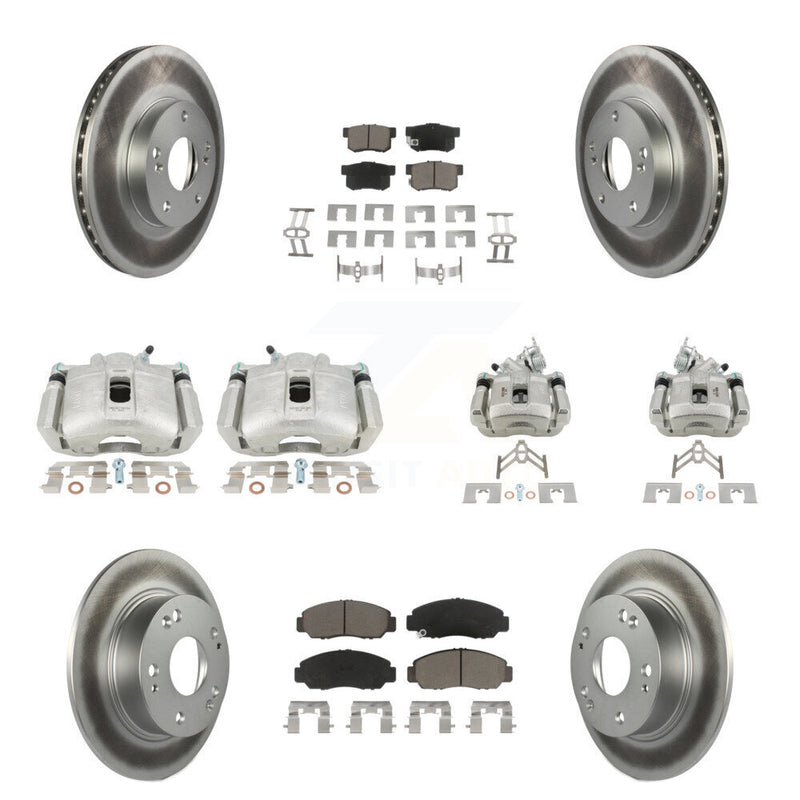 Transit Auto KCG-101092C Disc Brake Kit for 2003-2005 Honda Accord - Front and Rear product image
