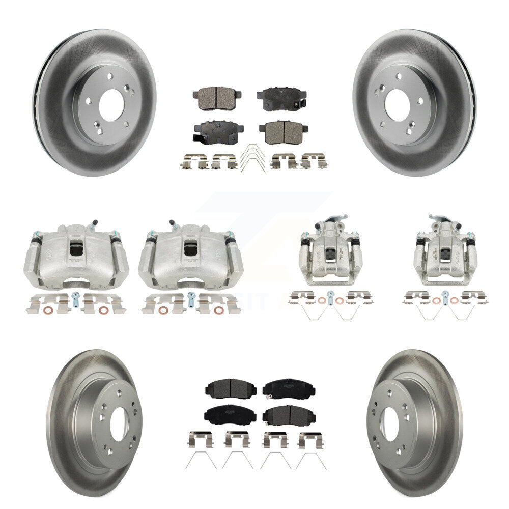 Transit Auto KCG-101093P Disc Brake Kit for 2010-2014 Honda Accord, Acura TSX - Front and Rear product image