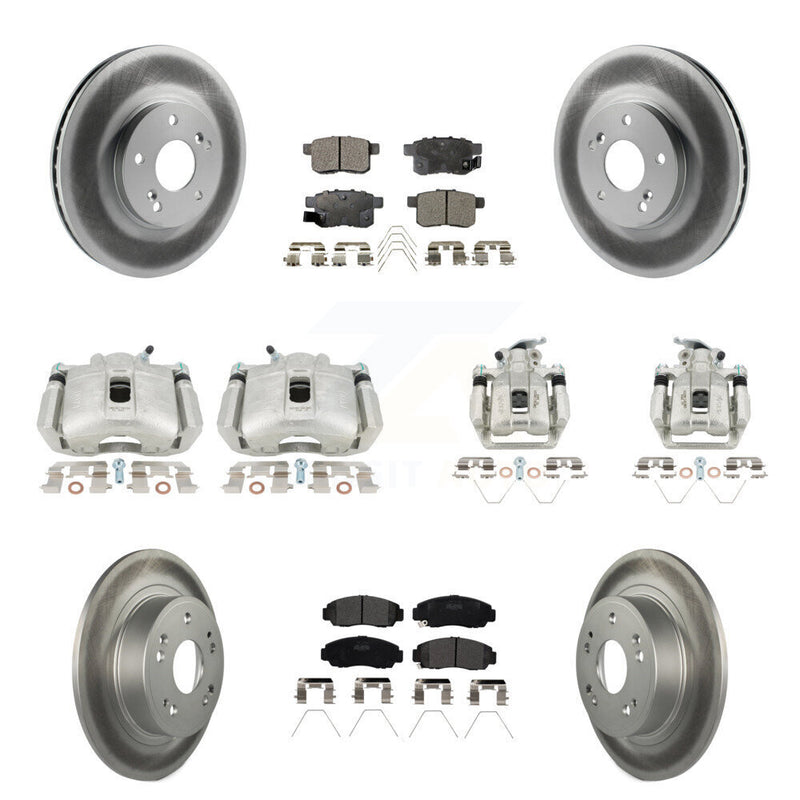Transit Auto KCG-101093P Disc Brake Kit for 2010-2014 Honda Accord, Acura TSX - Front and Rear product image