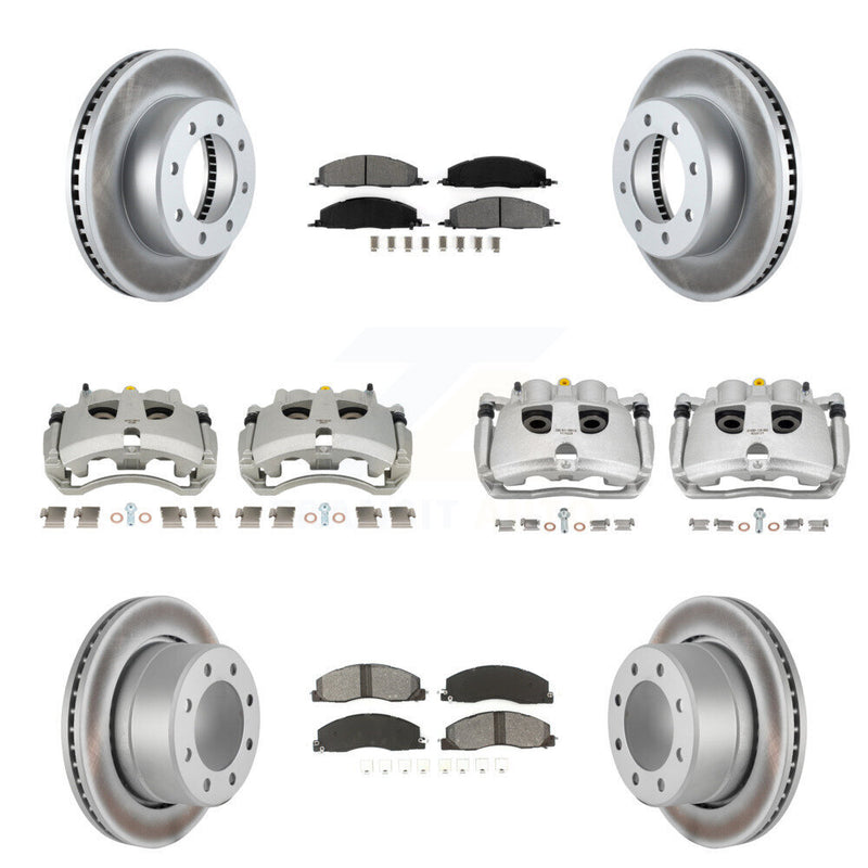Transit Auto KCG-101095S Disc Brake Kit for 2009-2018 Ram 2500, Ram 3500, Dodge Ram 2500 & more - Front and Rear product image
