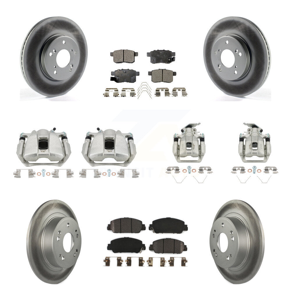 Transit Auto KCG-101096P Disc Brake Kit for 2013-2017 Honda Accord - Front and Rear product image