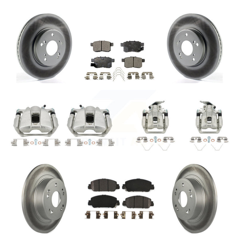 Transit Auto KCG-101096P Disc Brake Kit for 2013-2017 Honda Accord - Front and Rear product image