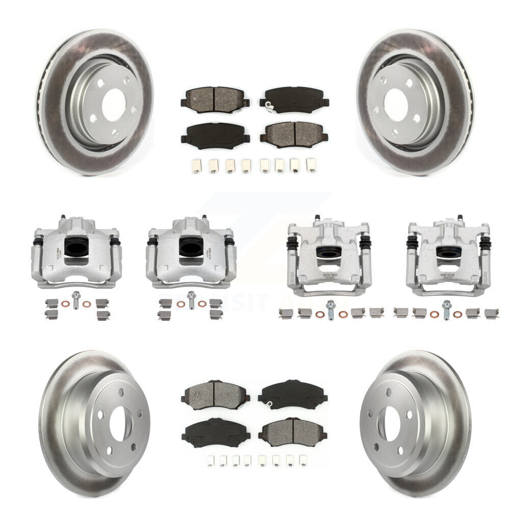 Transit Auto KCG-101096S Disc Brake Kit for 2013-2016 Jeep Wrangler - Front and Rear product image