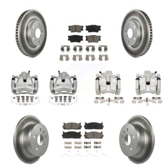 Transit Auto KCG-101097C Disc Brake Kit for 2012-2018 Lexus ES300h, Lexus ES350, Toyota Avalon & more - Front and Rear product image