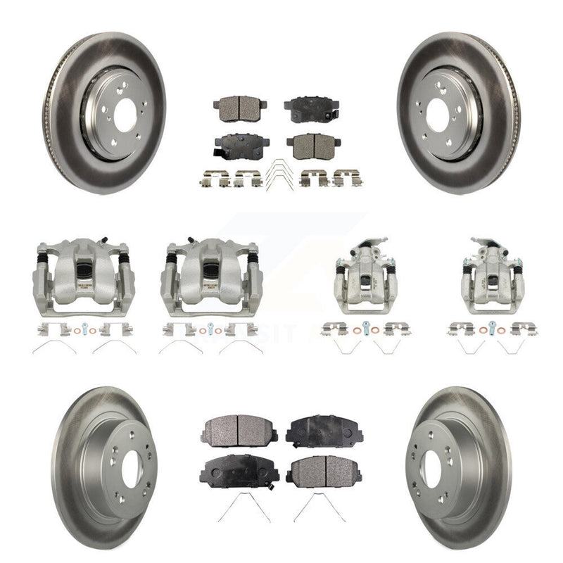 Transit Auto KCG-101098P Disc Brake Kit for 2016-2017 Honda Accord - Front and Rear product image