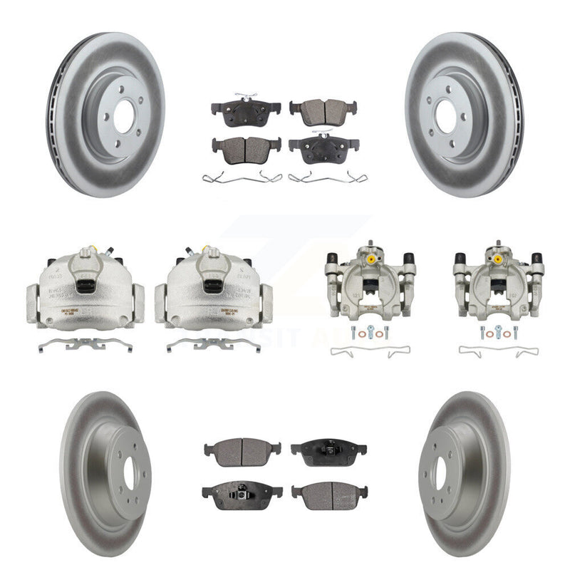 Transit Auto KCG-101098T Disc Brake Kit for 2017-2019 Lincoln MKC, Ford Escape - Front and Rear product image