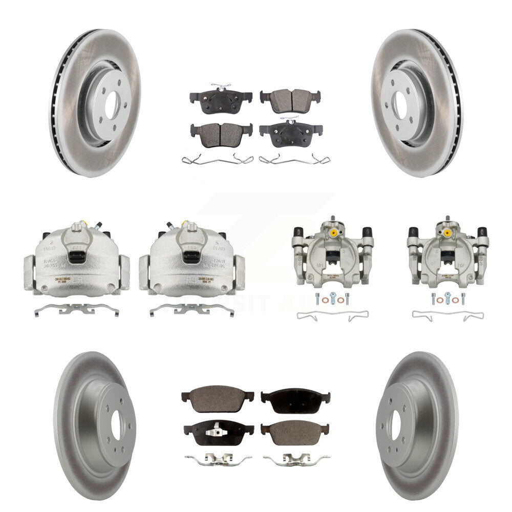 Transit Auto KCG-101099T Disc Brake Kit for 2017-2019 Lincoln MKC - Front and Rear product image