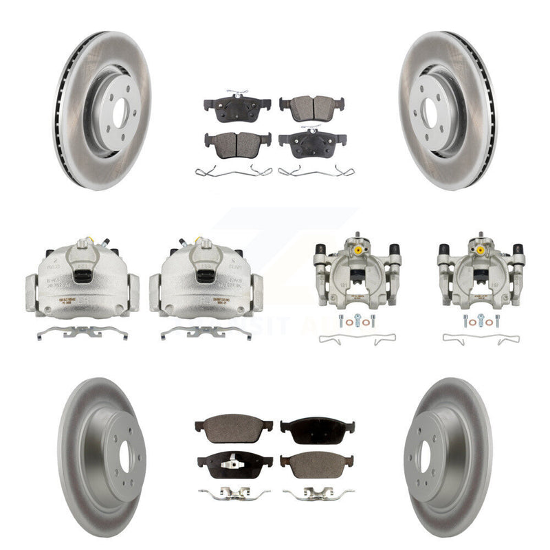 Transit Auto KCG-101099T Disc Brake Kit for 2017-2019 Lincoln MKC - Front and Rear product image