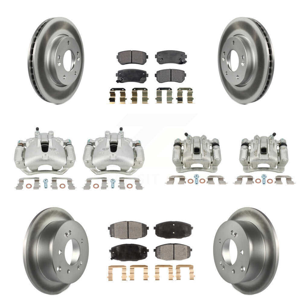Transit Auto KCG-101100P Disc Brake Kit for 2010-2013 Kia Forte5, Kia Forte, Kia Forte Koup - Front and Rear product image