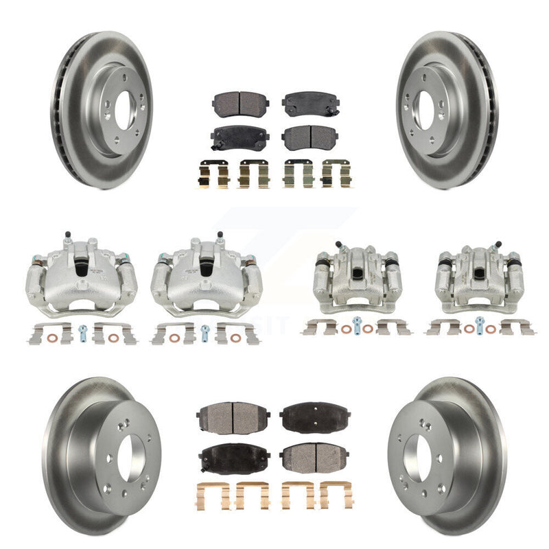 Transit Auto KCG-101100P Disc Brake Kit for 2010-2013 Kia Forte5, Kia Forte, Kia Forte Koup - Front and Rear product image