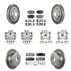 Transit Auto KCG-101100T Disc Brake Kit for 2012-2018 Lexus ES300h, Lexus ES350, Toyota Avalon & more - Front and Rear product image