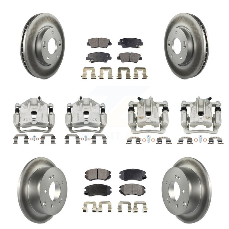 Transit Auto KCG-101101P Disc Brake Kit for 2012-2013 Kia Soul - Front and Rear product image
