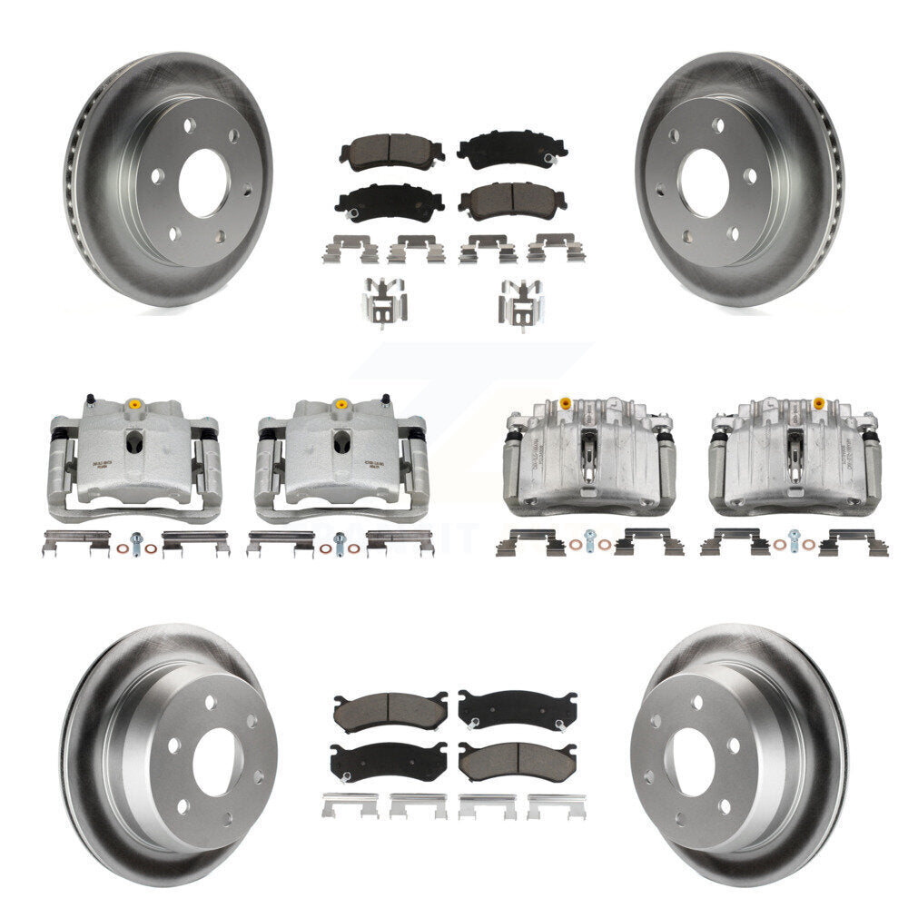 Transit Auto KCG-101102C Disc Brake Kit for 2007 Chevrolet Silverado 1500 Classic, GMC Sierra 1500 Classic - Front and Rear product image
