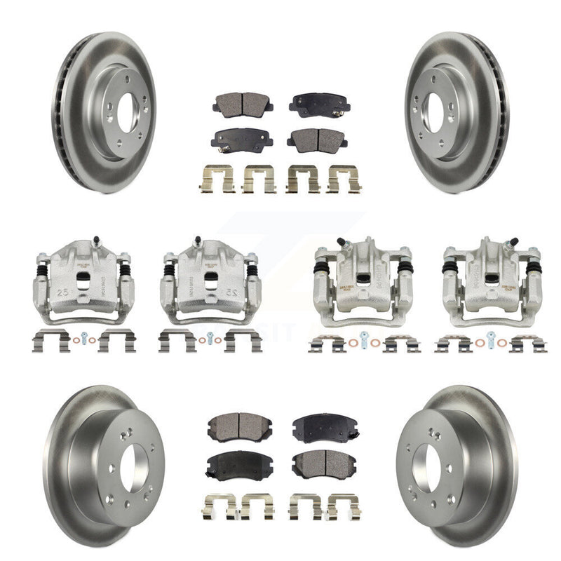 Transit Auto KCG-101103P Disc Brake Kit for 2010-2011 Kia Soul - Front and Rear product image