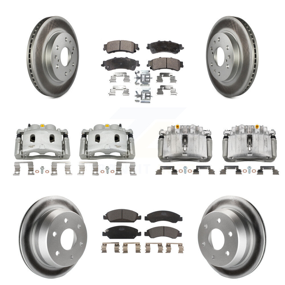 Transit Auto KCG-101105T Disc Brake Kit for 2007 Chevrolet Silverado 1500 Classic - Front and Rear product image