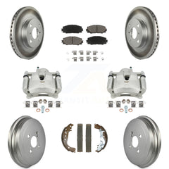 Transit Auto KCG-101107C Disc Brake Kit for 2014-2018 Toyota Yaris - Front and Rear product image