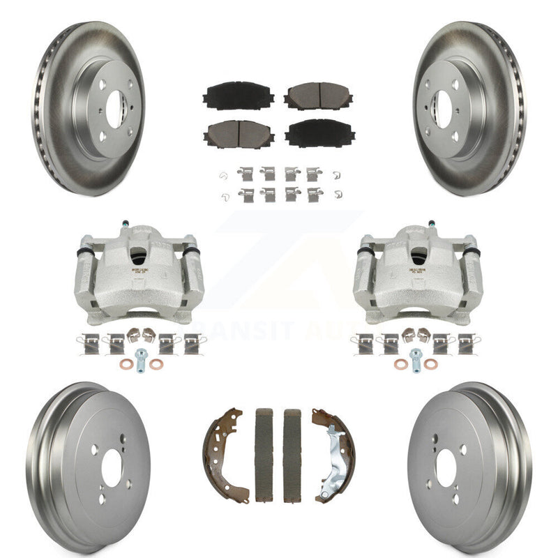 Transit Auto KCG-101107C Disc Brake Kit for 2014-2018 Toyota Yaris - Front and Rear product image