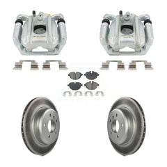 Transit Auto KCG-101107S Disc Brake Kit for 2011-2016 BMW 535d, BMW 535i, BMW 528i xDrive & more - Rear product image