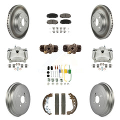 Transit Auto KCG-101108C Disc Brake Kit for 2014-2018 Toyota Yaris - Front and Rear product image