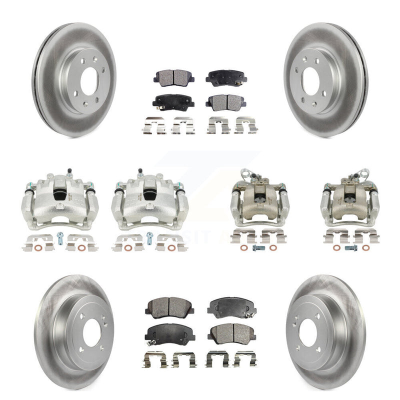 Transit Auto KCG-101110P Disc Brake Kit for 2012-2016 Kia Rio - Front and Rear product image