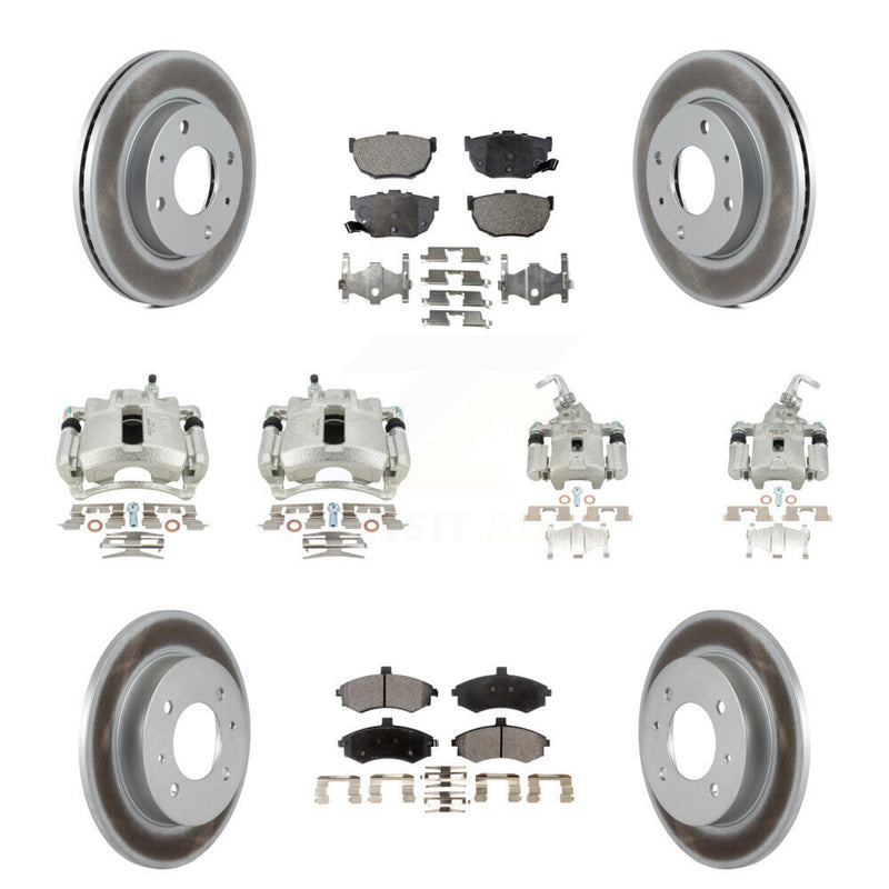 Transit Auto KCG-101110T Disc Brake Kit for 2002-2004 Hyundai Elantra - Front and Rear product image