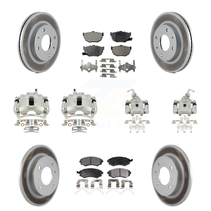 Transit Auto KCG-101111T Disc Brake Kit for 2002 Hyundai Elantra - Front and Rear product image