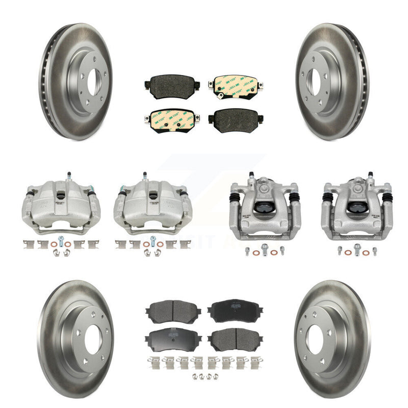 Transit Auto KCG-101112P Disc Brake Kit for 2016-2018 Mazda 6 - Front and Rear product image