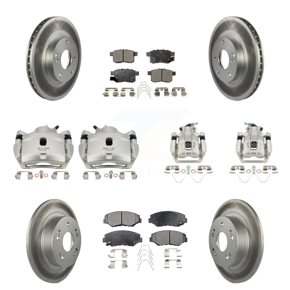Transit Auto KCG-101112T Disc Brake Kit for 2008-2012 Honda Accord - Front and Rear product image