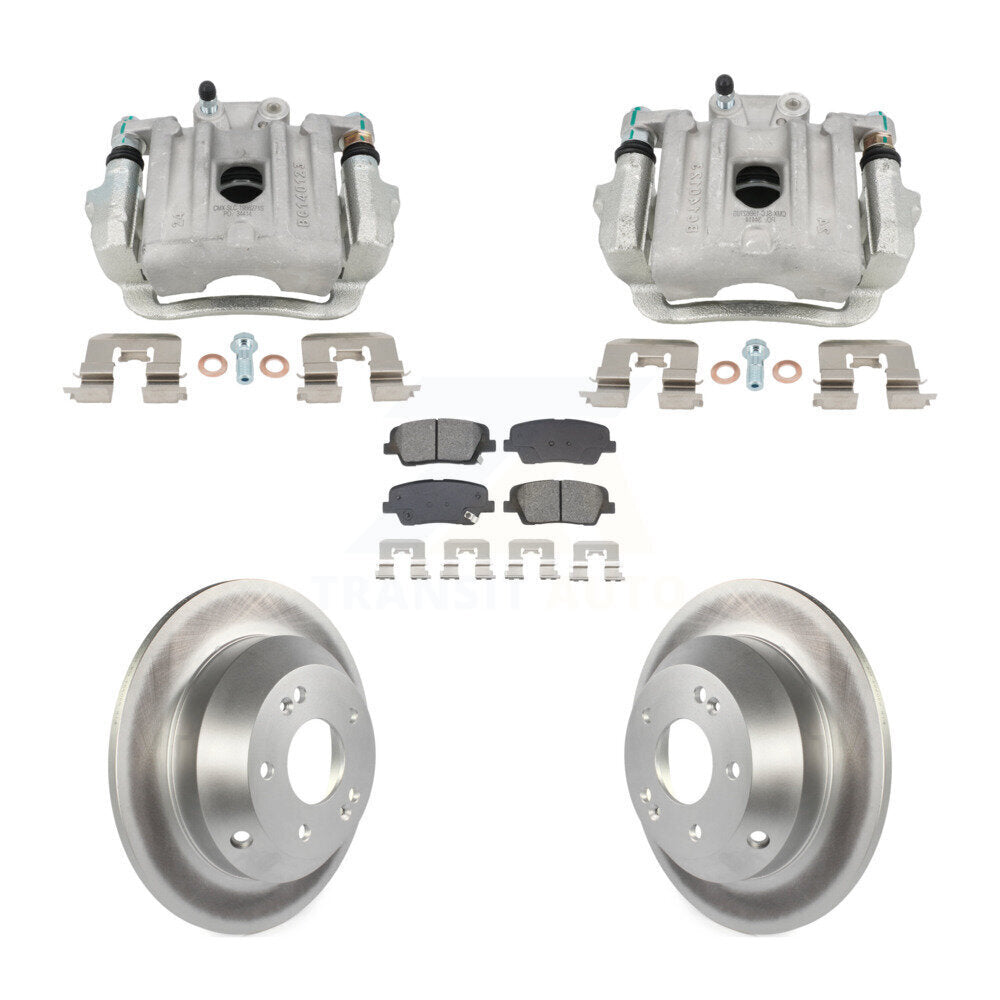 Transit Auto KCG-101113S Disc Brake Kit for 2010-2016 Kia Sorento, Hyundai Santa Fe, Hyundai Santa Fe Sport & more - Rear product image