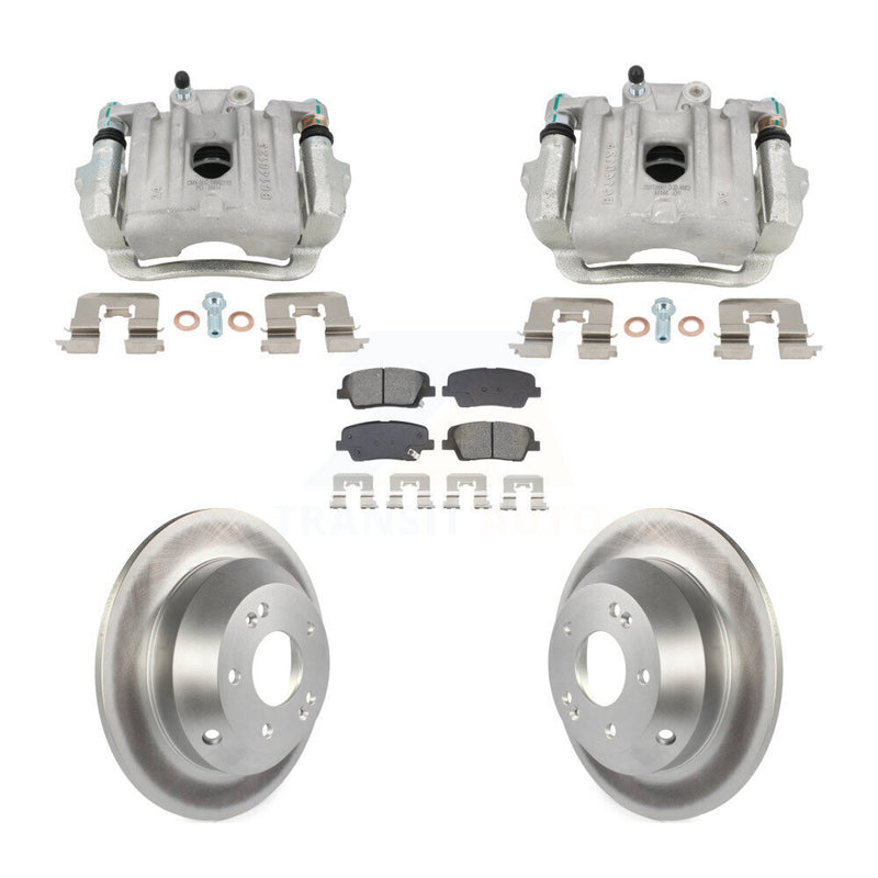 Transit Auto KCG-101113S Disc Brake Kit for 2010-2016 Kia Sorento, Hyundai Santa Fe, Hyundai Santa Fe Sport & more - Rear product image