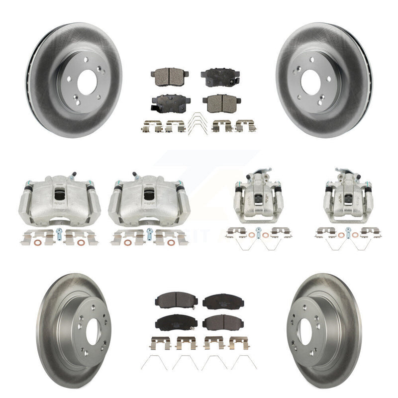 Transit Auto KCG-101113T Disc Brake Kit for 2010-2014 Honda Accord, Acura TSX - Front and Rear product image