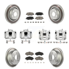 Transit Auto KCG-101114C Disc Brake Kit for 2013-2016 Jeep Wrangler - Front and Rear product image